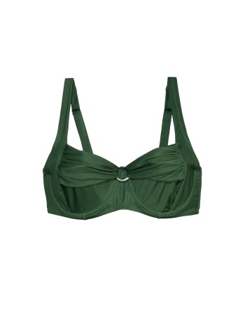 Μαγιό σουτιέν cup D με μπανέλα χωρίς επένδυση