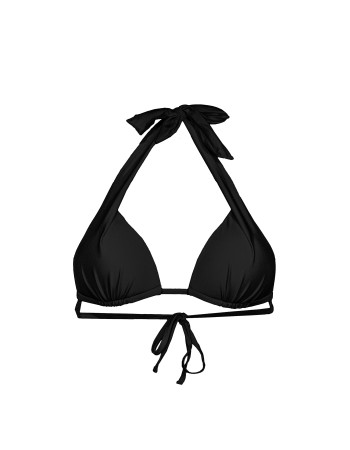 Μαγιό γυναικείο σουτιέν μαύρο συρόμενο.