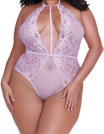 Ρομαντικό σέξι γυναικείο δαντελένιο κορμάκι