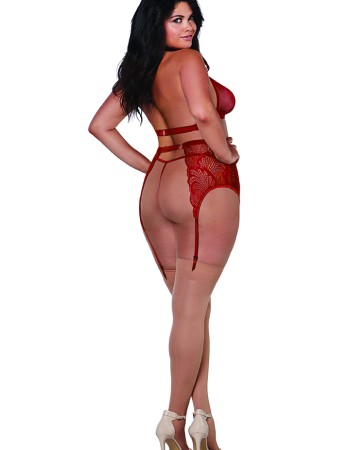 Σέξι σετ 4 τεμαχίων από δίχτυ και δαντέλα!