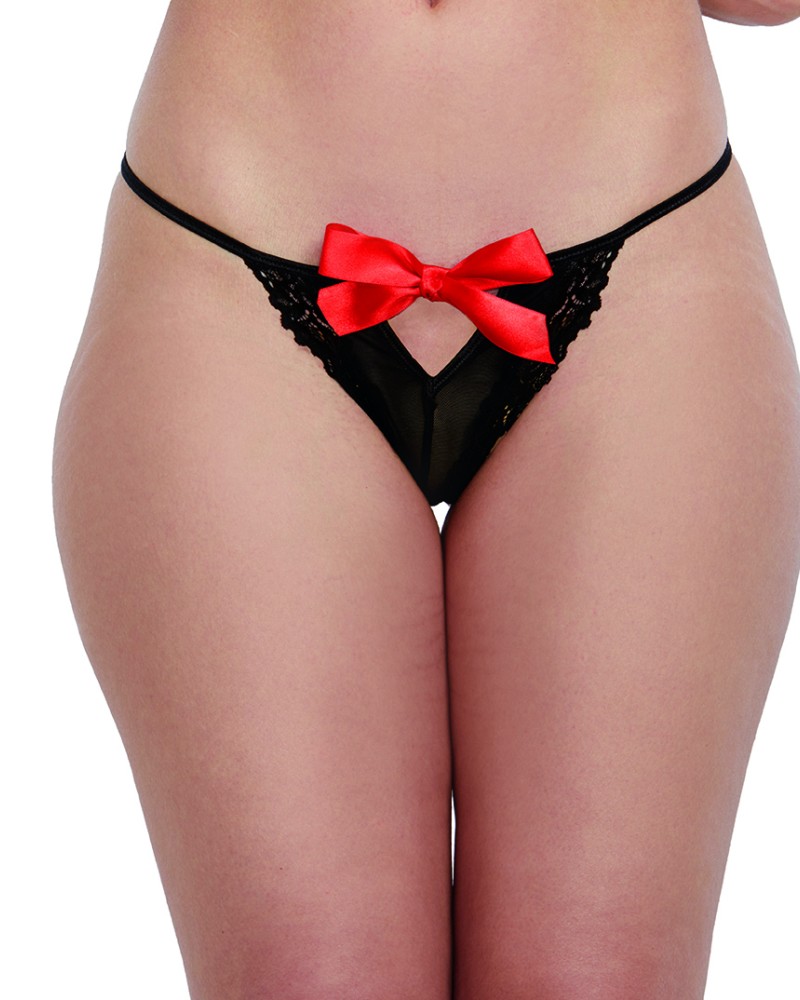 Σέξι γυναικείο babydoll με ασορτί στρινγκ