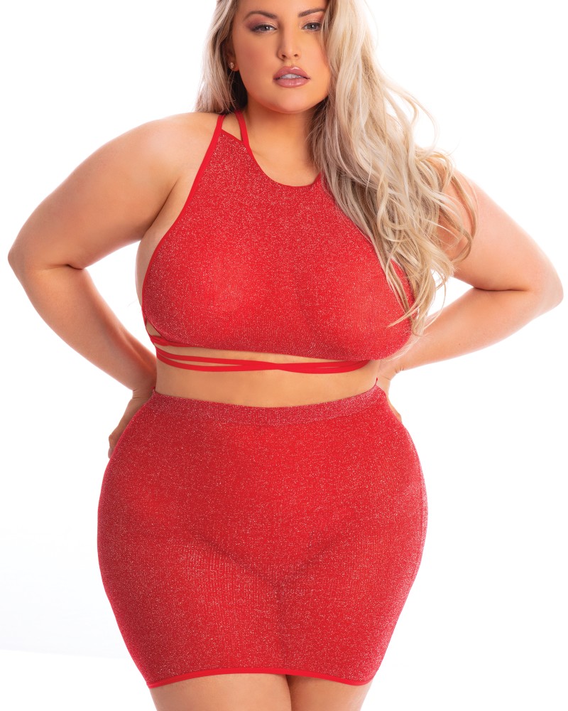 Σέξι σετ φούστα και τοπ