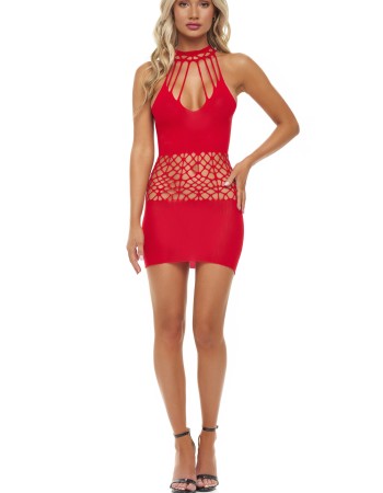 Σέξι γυναικείο ελαστικό φόρεμα χωρίς ραφές