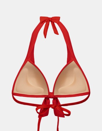 Γυναικείο Μαγιό Τρίγωνο Push up με Φιόγκο 