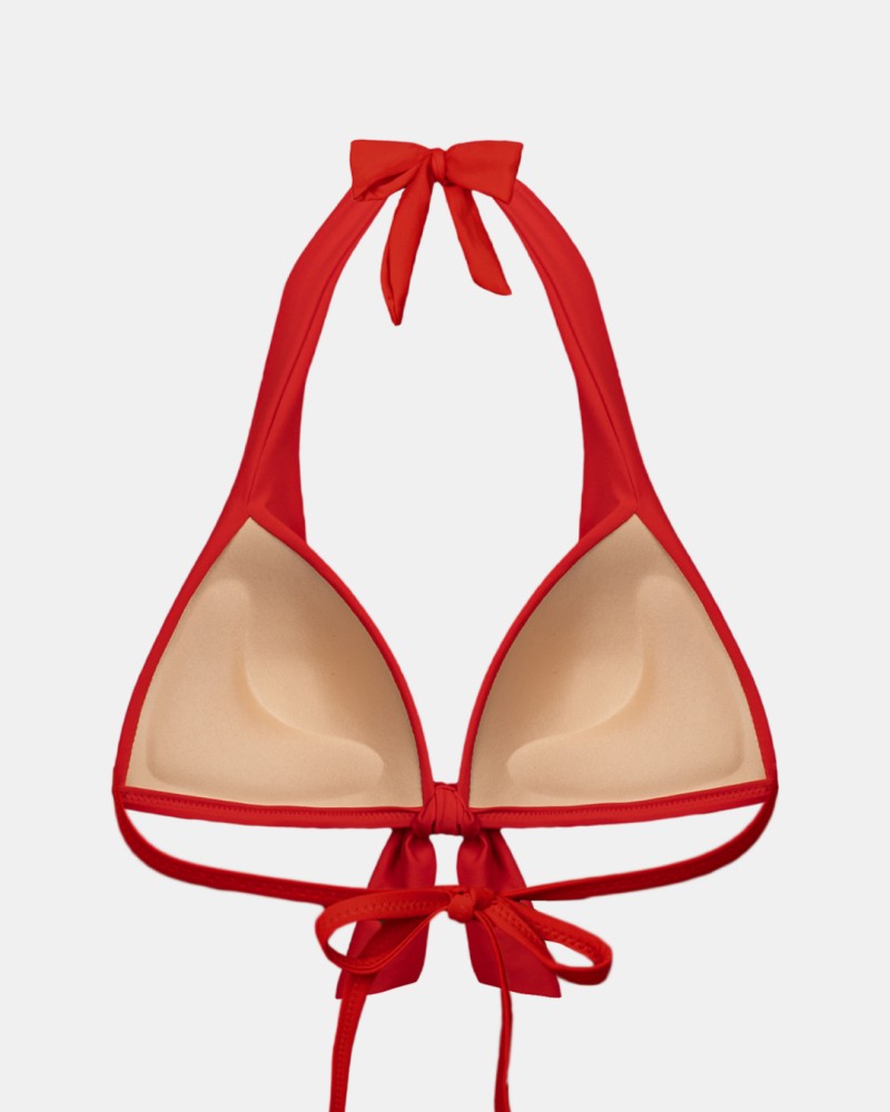 Γυναικείο Μαγιό Τρίγωνο Push up με Φιόγκο 