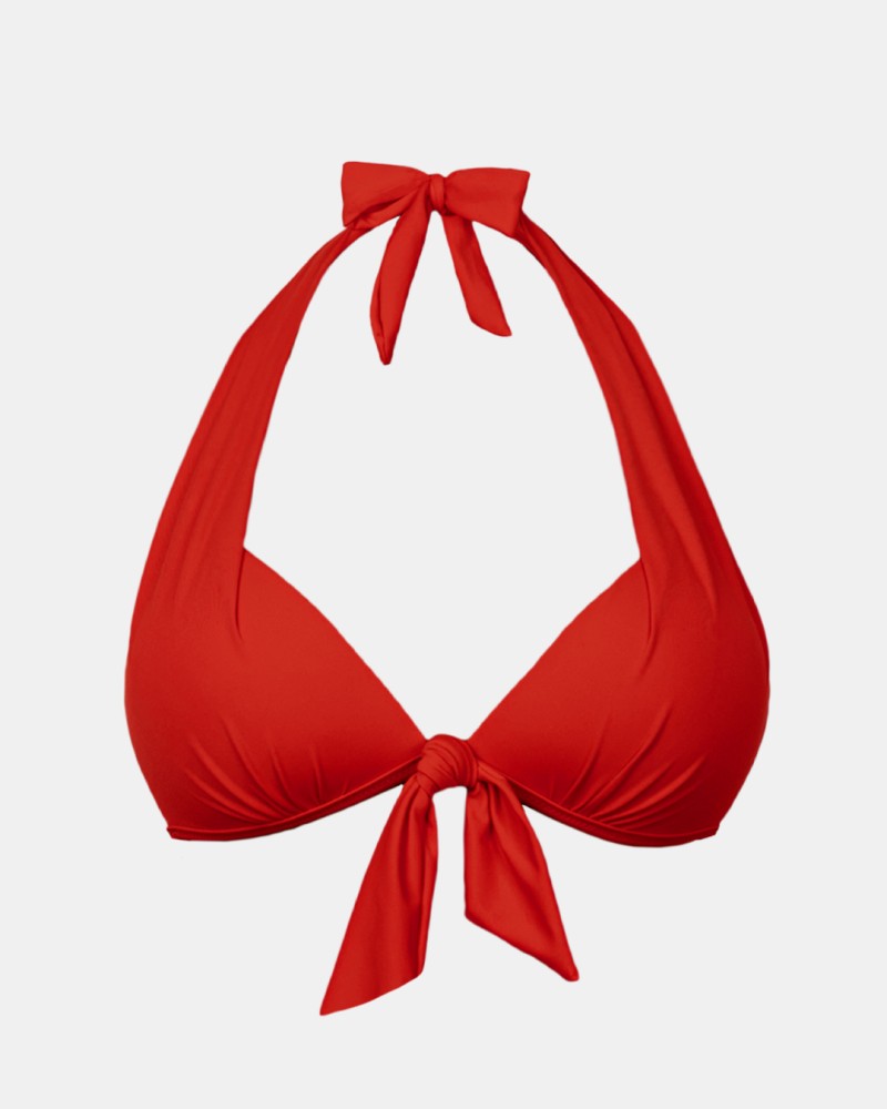 Γυναικείο Μαγιό Τρίγωνο Push up με Φιόγκο 