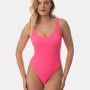 Γυναικείο Μαγιό Ολόσωμο γκοφρέ Fuchsia