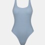 Γυναικείο Μαγιό Ολόσωμο γκοφρέ Baby Blue